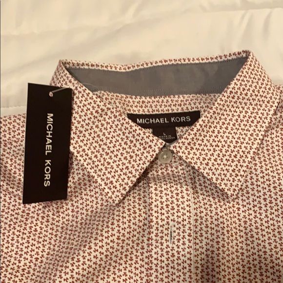 Michael Kors Shortsleeved Button-down - Picture 3 of 5